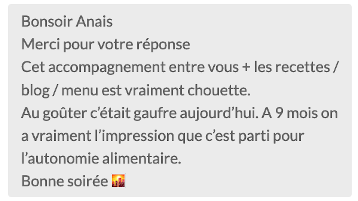 Recommandation cliente des services Hamstouille
