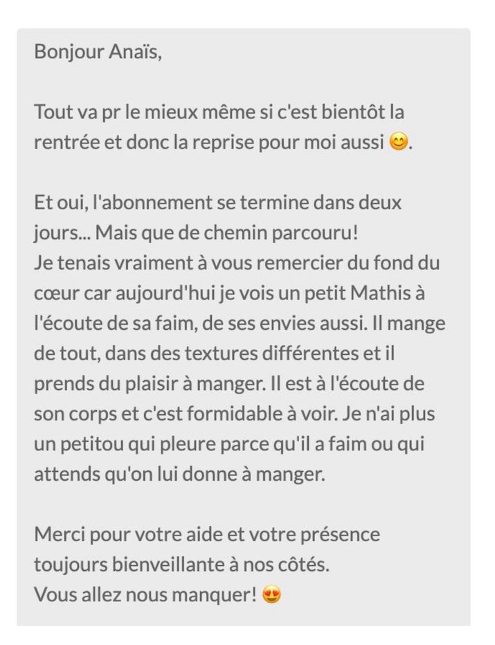 Recommandation cliente des services Hamstouille